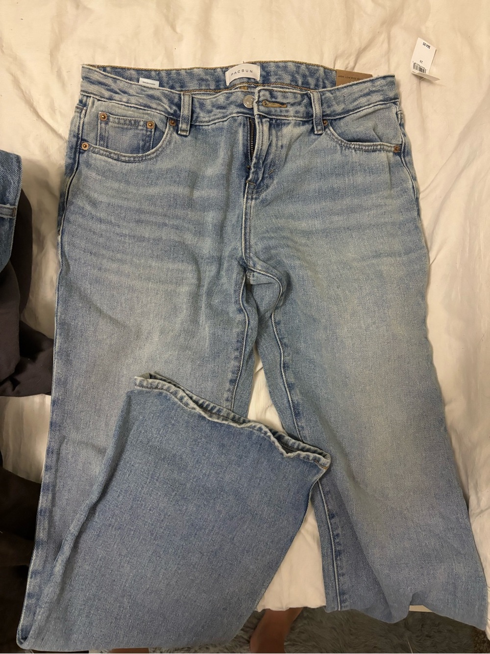PacSun Light Blue Wide Leg Flare Jeans